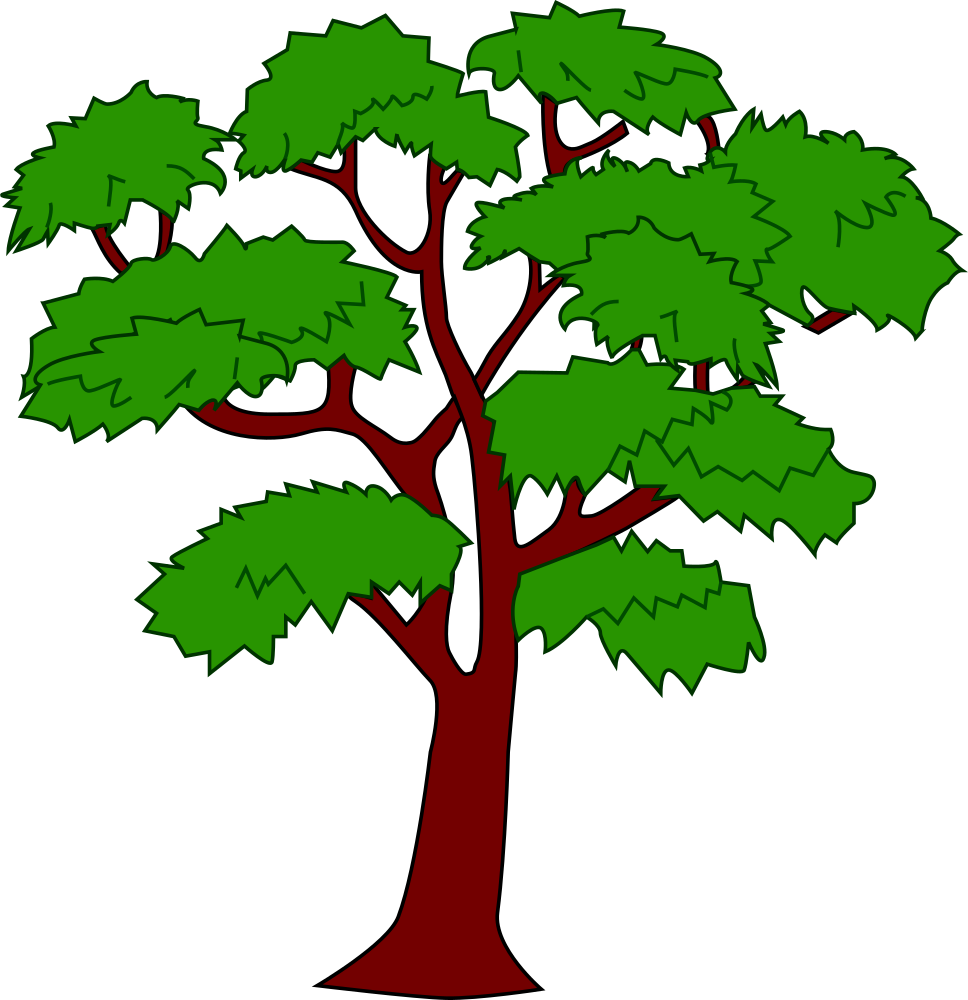 OnlineLabels Clip Art - Mahogany tree